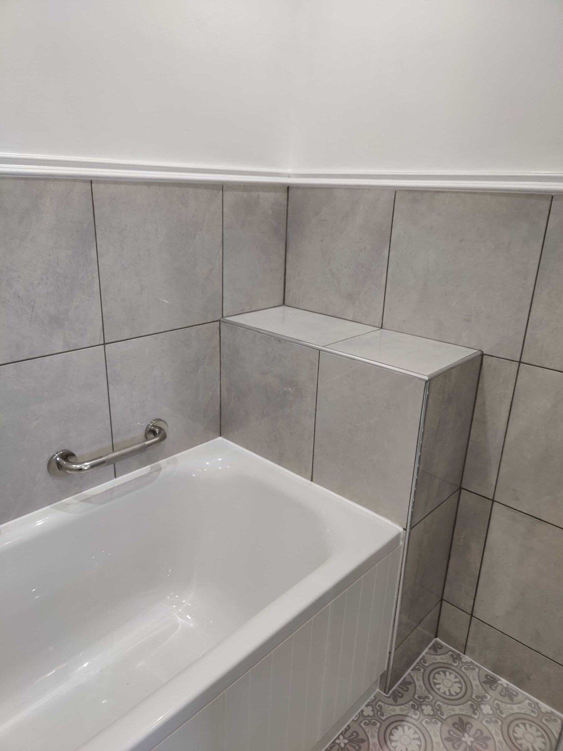 CK Building team bathroom installation Gloucester