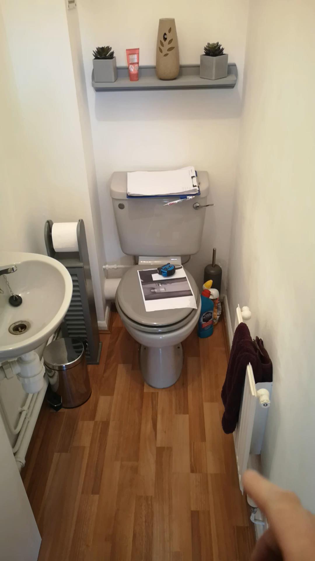 Bathroom before renovation - Gloucester