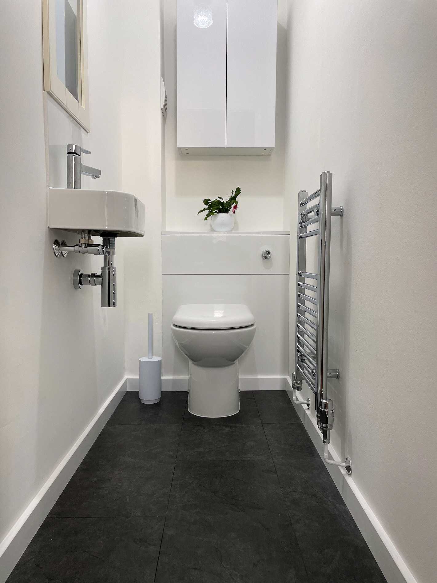 Bathroom after renovation - Gloucester by CK Building